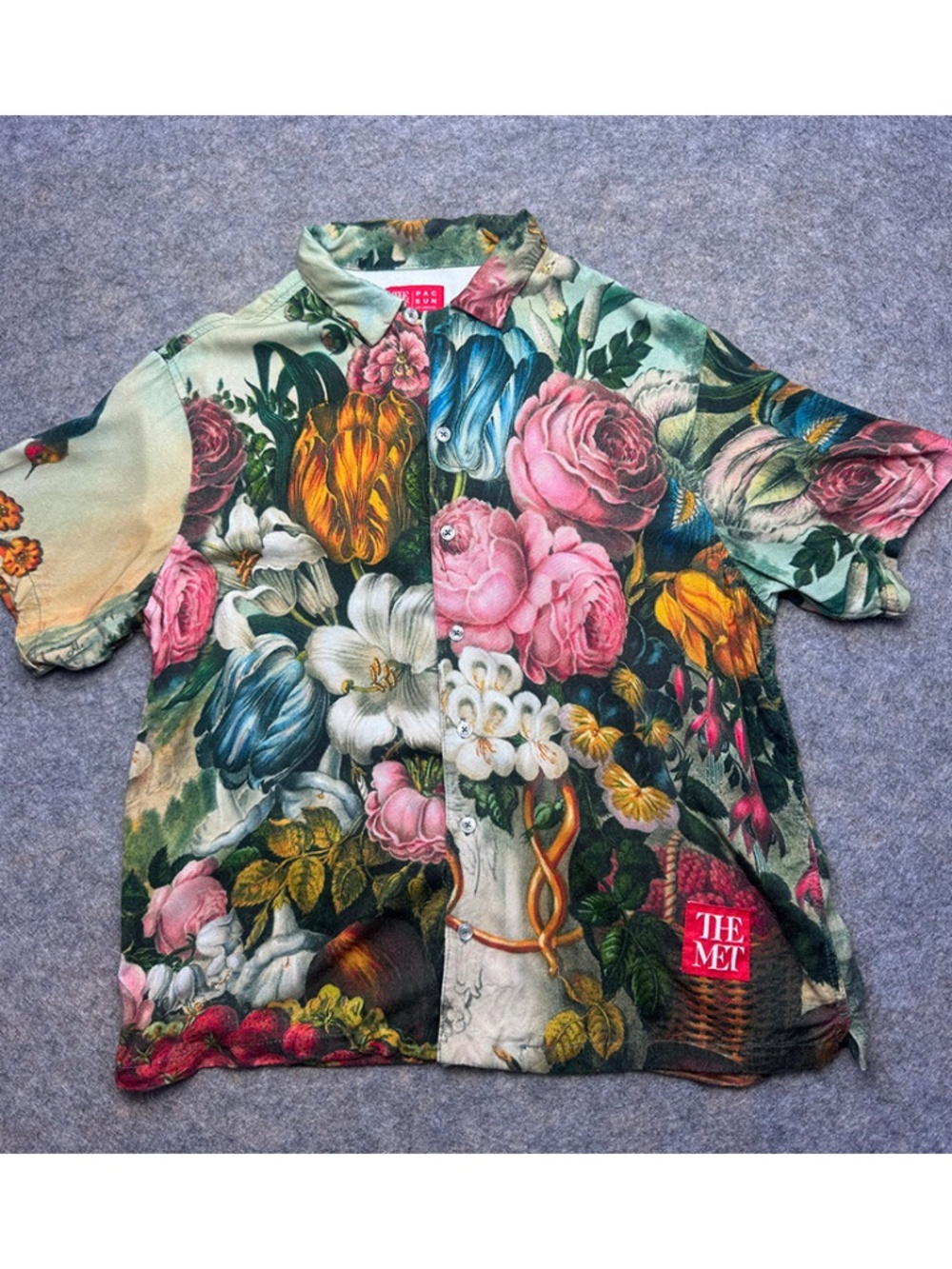 PacSun The MET Floral Woven Shirt - Size S (A217)